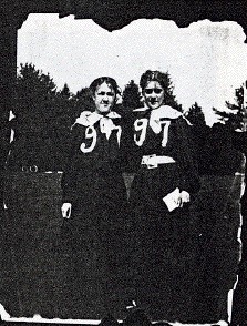 Ida Thallon and Bertha Cook, Field Day 1897